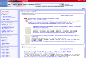 NARA-OPA-Civil-War-Search NARA Open Public Access Search: Civil War